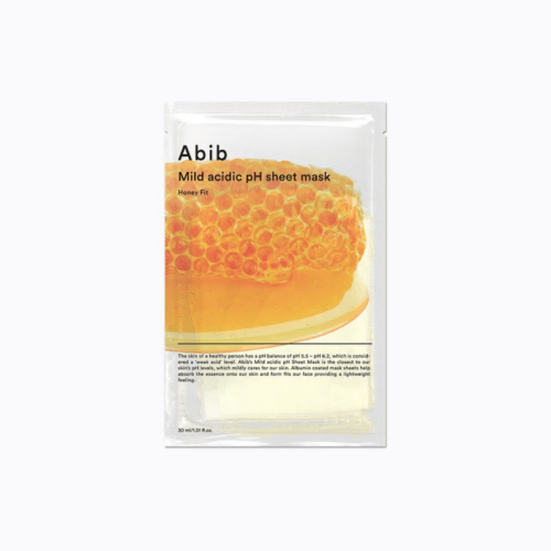 Mild acidic pH sheet mask Honey fit (10ea) (30mL)