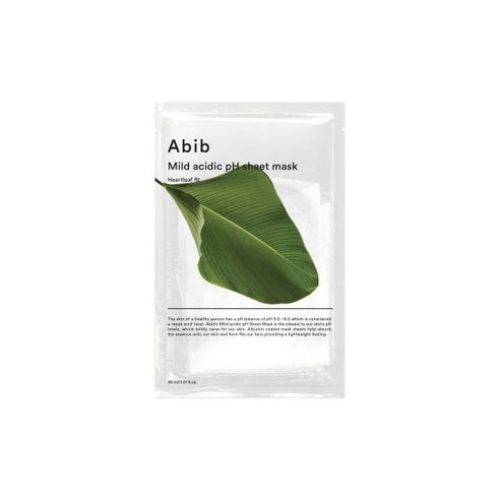 Mild acidic pH sheet mask Heartleaf fit (10ea) (30mL)