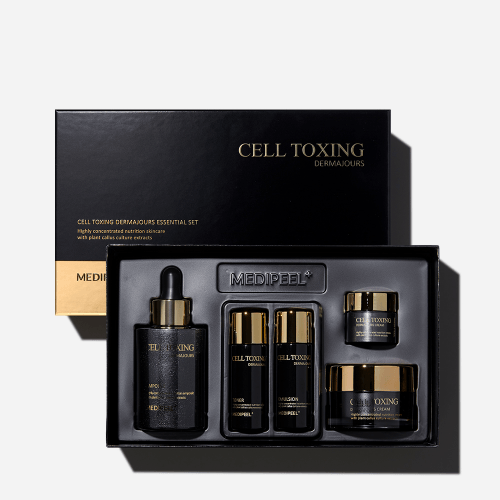Cell Toxing Derma Jeur Essential Kit (Ampoule, Toner, Emulsion, Cream, Cream) (100ml*1ea/50g*1ea/30ml*2ea/10g*1ea)