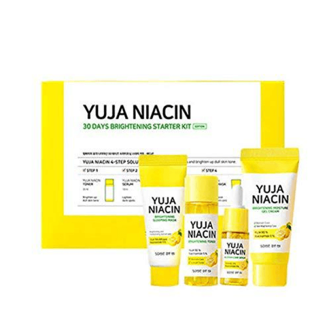 Yuja Anti Blemish Starter Kit (Cleanser 30ml, Toner 30ml, Serum 10ml, Cream 20ml)