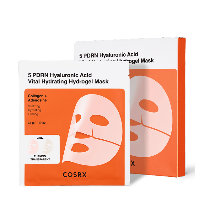 5 PDRN Hyaluronic Vital Hydrating Hydrogel Mask (3EA) (34g X 3)
