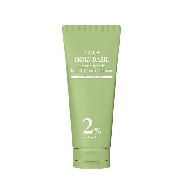 Holy Basil Green Capsule Pack To Foam Cleanser (120ml)
