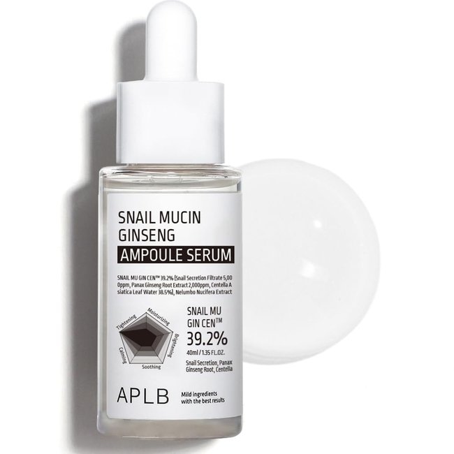 Snail Mucin Ginseng Ampoule Serum (40ml)