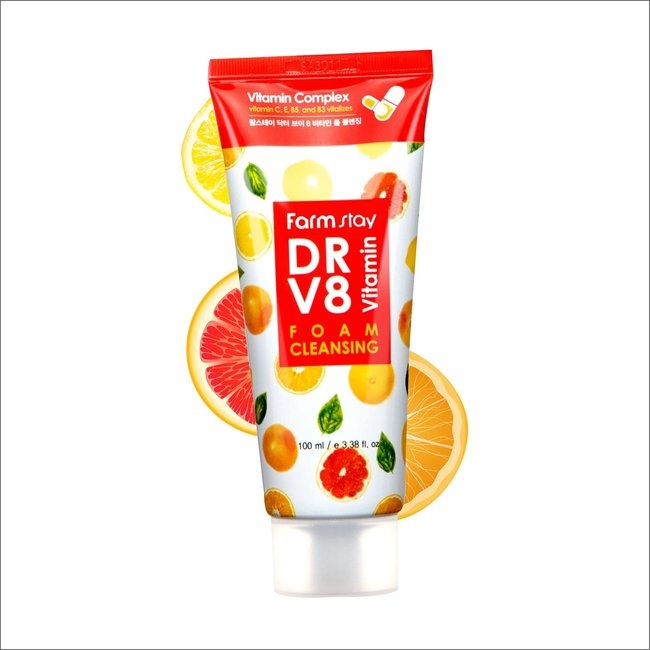 Dr-V8 Vitamin Foam Cleansing (100ml)
