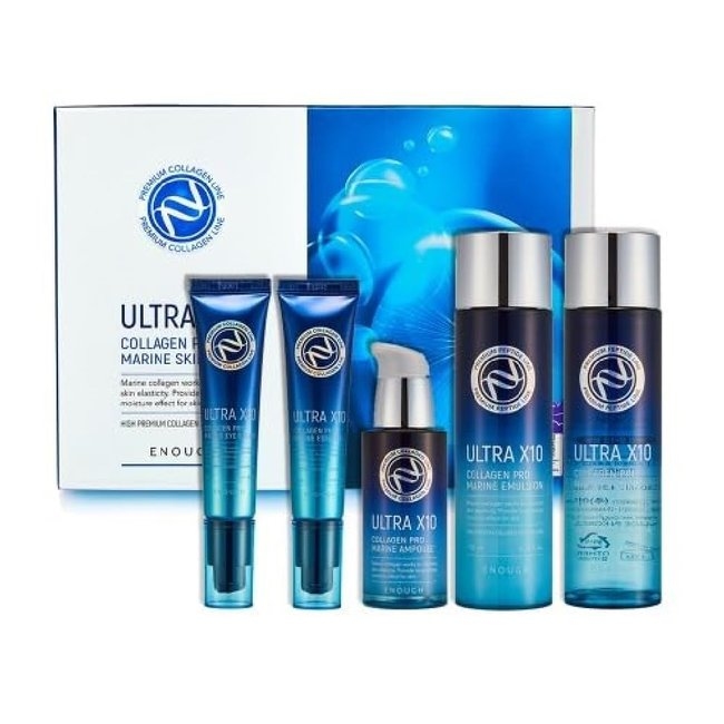 Ultra X10 Skincare 5 Set (Toner 130ml
Emulsion 130ml
Eye Cream 30ml
Essence 30ml
Ampoule 30ml)