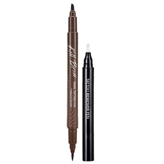 Kill Brow Dual Tattoo Pen Set 02 Light Brown (-)