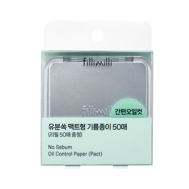 Oil-Control Pact Blotting Paper (50 sheets + Refill 50 sheets) (Renewal 2505) (-)