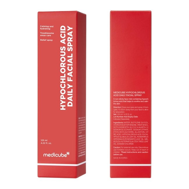 Hypochlorous Acid Daily Facial Spray (125ml)