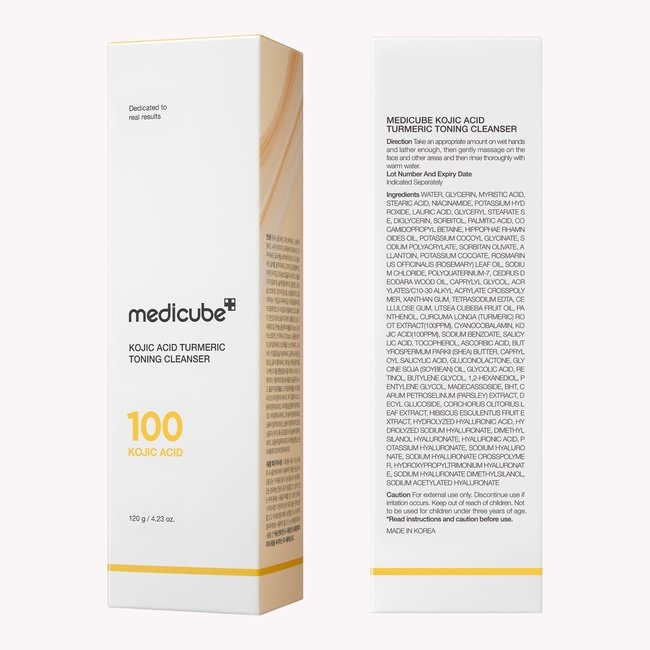 Kojic Acid Turmeric Toning Cleanser (120g)